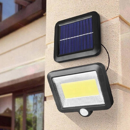 Naświetlacz Solarny LED 5W 5500-6000K Zimna IP54 Masterled Czujnik Ruchu