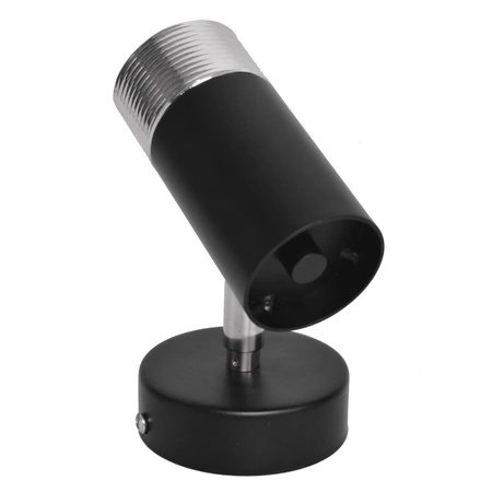 Lampa Ścienna Kinkiet DANI Czarna Chrom 1xGU10 Milagro