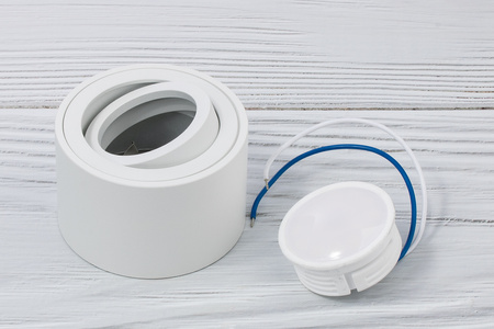 Oprawa Natynkowa HALOGENOWA Tuba Spot Ruchoma Okrągła Biała 50mm + Wkład LED 7W 4000K AMAT-S LUMILED