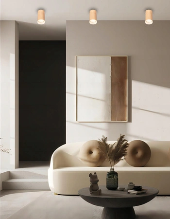 Oprawa Natynkowa Halogenowa Tuba Reflektor Spot GU10 Okrągła Brązowa Masterled