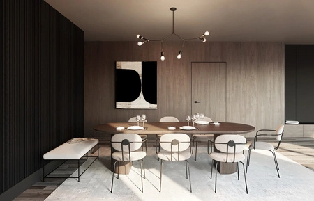 Lampa Sufitowa 6x E27 Czarna Nowoczesna TWIG 9138 Nowodvorski