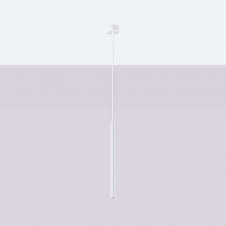 Lampa Sufitowa Wisząca Zwis G9 Tubularna Biała Nowoczesna Arche Sollux
