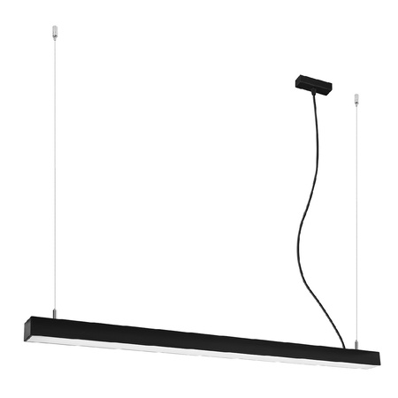 Lampa Sufitowa LED Wisząca PINNE 31W 4000K Liniowa 117cm Czarna SOLLUX