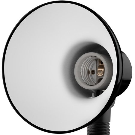 Lampka Biurkowa Stołowa Regulowana LIRIA Szkolna Nocna E27 Klips Czarna LUMILED