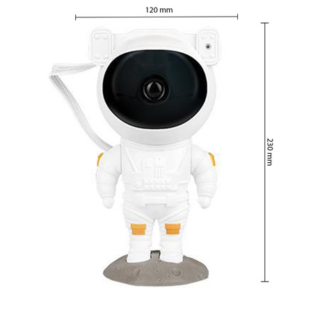 Lampa LED Projektor Gwiazd Astro 5W RGB 360° Biała IP20 Astro Masterled