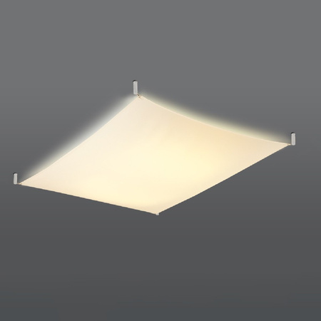 Lampa Sufitowa Oprawa Natynkowa 6x G13 Plafon Prostokątna Biała Minimalistyczna Luna Sollux