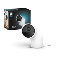 Kamera Wewnętrzna Secure Przewodowa Biała ze stojakiem Noktowizor PHILIPS HUE WIFI Zigbee