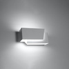 Lampa Ścienna Kinkiet G9 Prostokątna Biała Nowoczesna Piegare Sollux