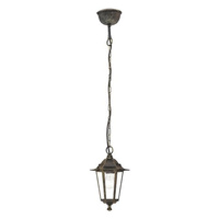 Lampa Wisząca Sufitowa Ogrodowa Zewnętrzna E27 IP43 Złoty Klasyczny Velence 8238 Rabalux