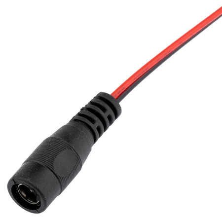 Złączka taśmy LED 2PIN DC 2.1 zatrzask gniazdo z przewodem 8mm