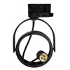 Reflektor szynowy Lampa sufitowa LUGAR GU10 AR111 Track Light 3 - fazowy Czarny Milagro