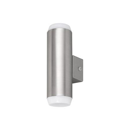 Lampa Ogrodowa Zewnętrzna Kinkiet Elewacyjny LED 8W 700lm 4000K IP44 Chrom Nowoczesny Catania Rabalux