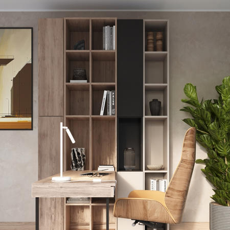 Lampa Biurkowa Stojąca Stołowa Nocna Szkolna 1x G9 Biała Pastelo Ocean Green SL.1468 Sollux