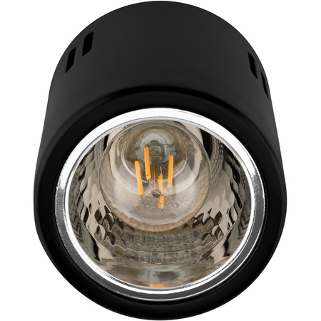 Oprawa Sufitowa Natynkowa Stała Okrągła APUS 10 Spot TUBA Czarna E27