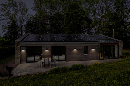 Lampa Ogrodowa Zewnętrzna Kinkiet Elewacyjny LED 7W 330lm 3000K IP65 Szary Endura Ledvance