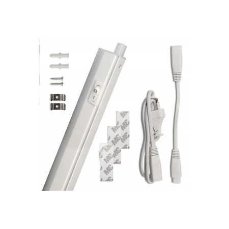 Oprawa meblowa LED Lampa Podszafkowa 8W 4000K 880lm 230V 60cm NEUTRALNA Kobi