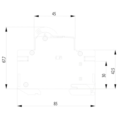 Wyłącznik Nadprądowy Ogranicznik Mocy 6 1p B20 20A Zabezpieczenie Przeciążeniowe ETIMAT