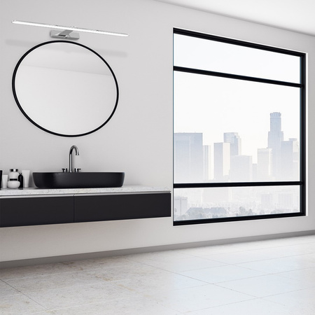 Lampa Ścienna Kinkiet SPLASH Chrom 60cm 12W LED Milagro