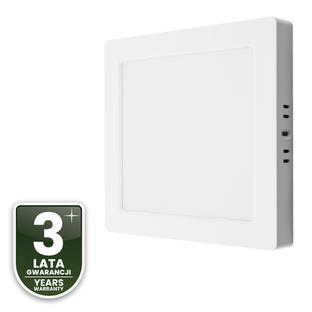 Oprawa Natynkowa Lampa LED Sufitowa 18W Kwadrat 4000K GLOW Biała LUMILED