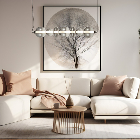 Lampa Wisząca Sufitowa DAPHNE SMOKED 40W Milagro