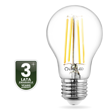 Żarówka LED E27 A60 7W = 60W 810lm 3000K Ciepła 360° FILAMENT LUMILED