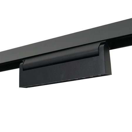 Lampa Szynowa Linia LED 12W 4000K do Szyn Magnetycznych MAGNETIC TRACK Milagro Czarna Ruchoma