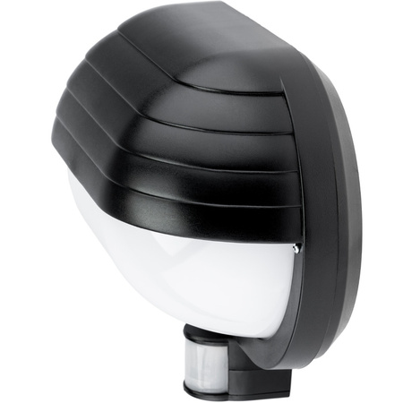 Lampa Ogrodowa Kinkiet Elewacyjny FRODA E27 IP44 z Czujnikiem PIR Czarna