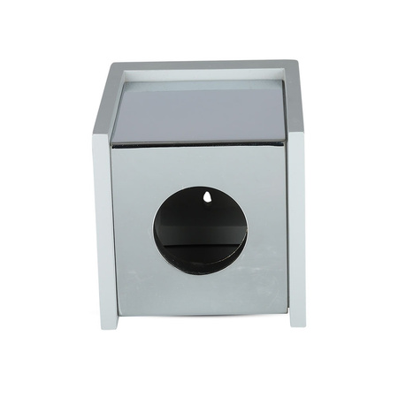 Oprawa Sufitowa Natynkowa Spot GU10 Kwadratowa Szara/Chrom VT-860 V-TAC - 5 Lat Gwarancji
