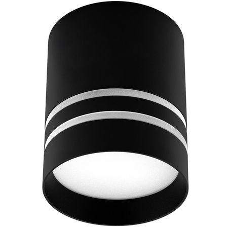 Oprawa Natynkowa HALOGENOWA Spot Tuba ARISA GU10 Okrągła Czarna 80mm LUMILED