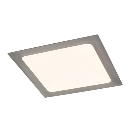 Plafon LED Lampa Sufitowa Oprawa Ścienna Podtynkowa 18W 1400lm 3000K Chrom Industrialny Lois 5583 Rabalux