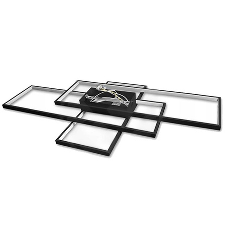 Lampa Sufitowa Żyrandol LED 126W CCT GALAXIS HYDRA Czarny + Pilot Sterujący