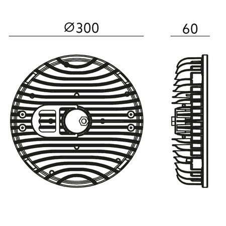 Lampa Przemysłowa LED Oprawa RIO HIGH BAY 200W 22000lm 4000K 110° Kobi