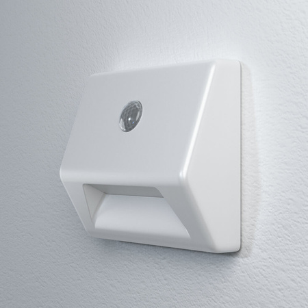 Oprawa Schodowa LED Nightlux Biała 0,3W 10lm 4000K IP54 Ledvance Czujnik ruchu