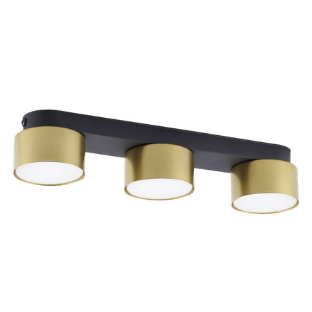 Lampa Sufitowa Natynkowa SPACE BLACK/GOLD Plafon Czarno-Złota Nowoczesna 3xGX53 6142 TK Lighting