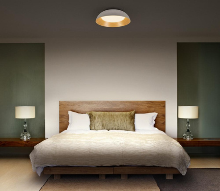 Plafon LED Lampa Sufitowa Natynkowa 36W 1600lm 3000K Ciepła 120° Biała Brązowa Ściemnialna Orbis Alva Osram