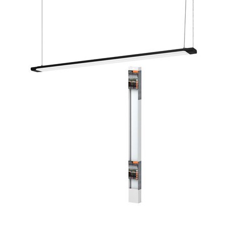 Lampa Oprawa Liniowa Listwa Oświetleniowa 40W 4100lm 4000K Neutralna Ściemnialna Czarny Office Line Ledvance