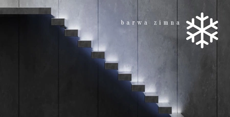 Oprawa schodowa DECORUS 9 LED 1,2W Mosiądz Zimna