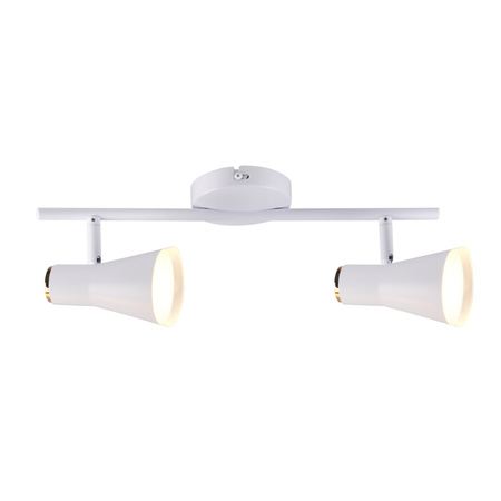 Lampa sufitowo-ścienna ruchoma regulowana 8,4W LED BERG 2 biały 3000K GOLDLUX (Polux)