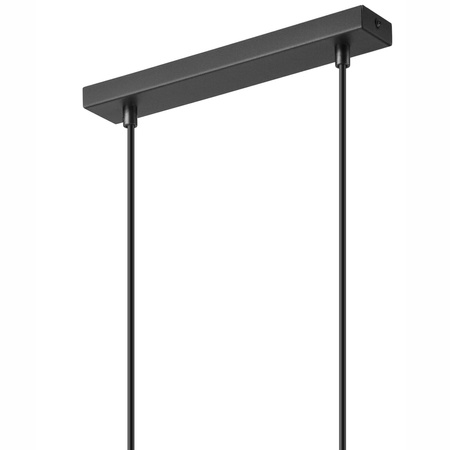 Lampa Wisząca Sufitowa AURELIA 2xE27 Czarna LM-2.152 Lamkur