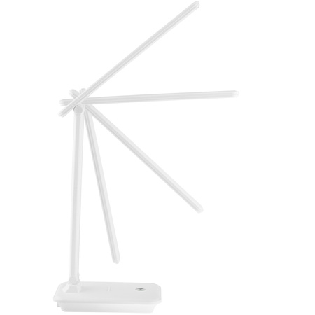 Lampka Biurkowa Kreślarska Stołowa LED 6W CCT USB RACTUS Biała Lumiled