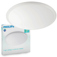 Lampa Sufitowa Plafon Natynkowy LED 36W 3200lm 2700-6500K Biała Wawel Philips