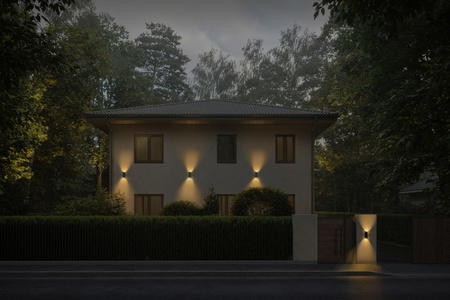 Kinkiet Ogrodowy Lampa Elewacyjna Zewnętrzna LED Szary IP54 Endura Osram