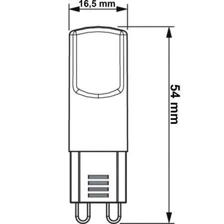 Żarówka LED G9 KAPSUŁKA 3,2W = 40W 400lm 3000K Ciepła PHILIPS CorePro