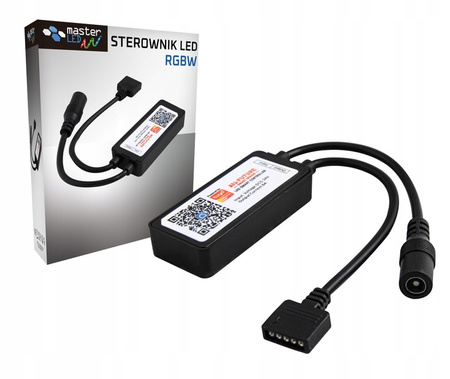 Sterownik do Taśm LED RGBW WiFi SMART TUYA 6A 5-24V 72W 144W Czarny LVT