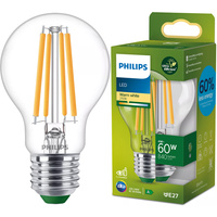 Żarówka LED E27 A60 4W = 60W 840lm 210lm/W 2700K Ciepła 300° KLASA A UltraEfficient Philips