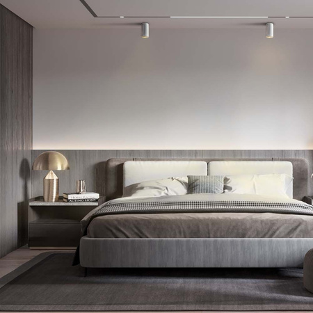 Oprawa Natynkowa HALOGENOWA SPOT Lampa Sufitowa 1x GU10 Biała TALEN Videx