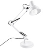 Lampka Biurkowa Kreślarska Stołowa E27 TOBI Biała Lumiled + uchwyt na blat