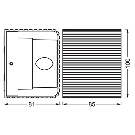 Kinkiet Ogrodowy Lampa Elewacyjna Zewnętrzna LED 15W 330lm 3000K Ciepła Szary IP65 Endura Osram