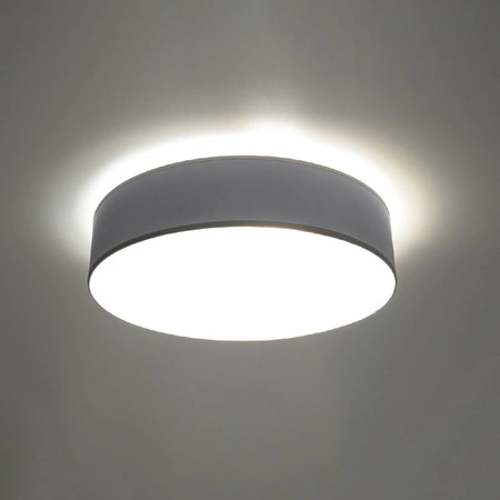 Lampa Sufitowa Oprawa Natynkowa 4x E27 Plafon Okrągła Szara Minimalistyczna Arena Sollux
