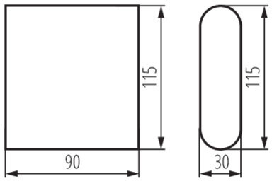 Oprawa Zewnętrzna KINKIET Elewacyjny LED GARTO Biały 8W 350lm 840 Neutralna IP54 Kanlux